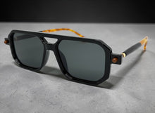 Classic Vintage Retro Luxury Hip Hop Style SUNGLASSES Square Black Frame - Dark Lens E2036