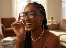 Classy Elegant Modern Retro Style Clear Lens EYEGLASSES Thick Geometric Optical Frame 6191