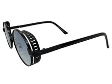 Classic Elegant Vintage Retro Style SUNGLASSES Oval Gold Frame - Light Gradient Lens 27740