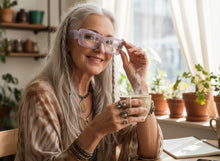 Exaggerated Classic Vintage RETRO Cat Eye Style READING GLASSES READERS Purple Frame - Lens Strength +1.75