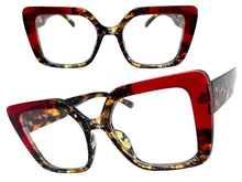 Oversized Vintage Retro Cat Eye Style Clear Lens EYEGLASSES Large Optical Frame 13096