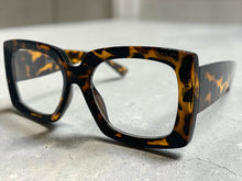 Oversized Classic Vintage Retro Style Clear Lens EYEGLASSES Thick Square Tortoise Frame 81218