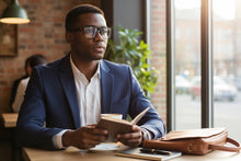 Classy Contemporary Modern Style Clear Lens Blue Light Block Computer EYEGLASSES Black Frame 35004