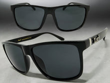 Classic Hardcore Biker Gangster Style LOCS SUNGLASSES Square Black Frame - Dark Lens 91295