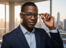 Classic Vintage Retro Style Clear Lens Blue Light Block Computer EYEGLASSES Gray Frame 2037