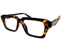 Classic Vintage Retro Style Clear Lens Blue Light Block Computer EYEGLASSES Tortoise Frame 2037