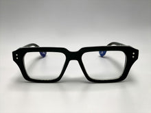 Classic Vintage Retro Style Clear Lens Blue Light Block Computer EYEGLASSES Black Frame 2037