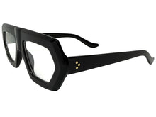Classy Elegant Modern Retro Style Clear Lens EYEGLASSES Black Geometric Optical Frame 6191