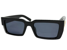 Classic Hardcore Biker Gangster Style LOCS SUNGLASSES Large Thick Black Frame - Dark Lens 91212