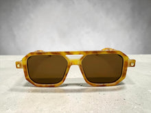 Classic Vintage Retro Luxury Hip Hop Style SUNGLASSES Square Tortoise Frame - Brown Lens E2036