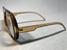 Exaggerated Classic Vintage Retro Style SUNGLASSES Brown Frame - Ombre Lens 2465
