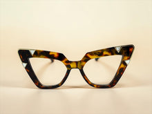 Oversized Vintage Retro Cat Eye Style Clear Lens EYEGLASSES Large Tortoise Optical Frame 13188