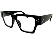 Classic Vintage Retro Style Clear Lens EYEGLASSES Thick Square Black Frame 540763