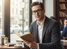 Classic Vintage Retro Style Clear Lens EYEGLASSES Thick Square Matte Black Frame 35009