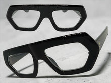 Classy Elegant Modern Retro Style Clear Lens EYEGLASSES Black Geometric Optical Frame 6191