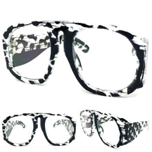 Oversized Exaggerated RETRO Style Clear Lens EYEGLASSES Super Thick Optical Frame - RX Capable 1770