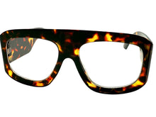 Oversized Exaggerated Vintage Retro Style Clear Lens EYEGLASSES Large Super Thick Tortoise Frame 1386