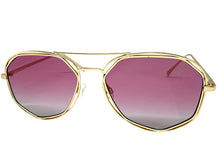 Oversized Exaggerated Vintage Retro Style SUNGLASSES Large Rose Gold Frame 4201