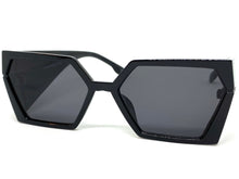 Exaggerated Modern Retro Futuristic Style SUNGLASSES Thick Funky Black Frame 80811