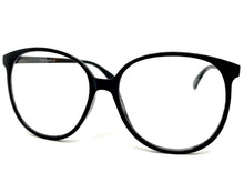 Oversized Classic Vintage Retro Style Clear Lens EYEGLASSES Large Round Black Frame I129