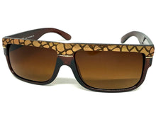 Classic Vintage Retro Hip Hop Rapper Pimp Style SUNGLASSES Thick Brown Snakeskin Frame 1221