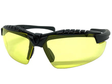 Motorcycle Biker Day or Night Riding SUNGLASSES Safety Eyewear HD Yellow Lens 5240