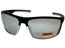 Sporty Wrap Around Cycling Fishing Biker SUNGLASSES Sleek Black & Silver Frame - Mirror Lens 2723