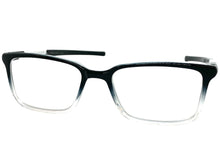 Classy Contemporary Modern Style READING GLASSES READERS Black Frame Lens Strength +2.00