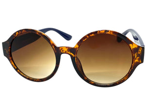 Classic Vintage Retro Style SUNGLASSES Round Tortoise Frame E1380