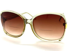 Oversized Classic TRUE Vintage Retro Style BIFOCAL READING SUNGLASSES READERS Big Frame Lens Strength +2.00