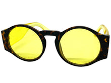 Classic Vintage Retro Style SUNGLASSES Round Tortoise Frame E1370