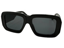 Classic Hardcore Vintage Retro Style SUNGLASSES Thick Square Black Frame M362