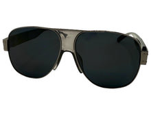 Classic Hardcore Biker Gangster Hip Hop Rapper Style SUNGLASSES Gunmetal Frame - Super Dark Lens 4000