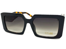 Classic Modern Retro Style SUNGLASSES Black & Tortoise Frame 49034