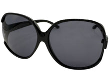 Oversized Exaggerated Classic Vintage Retro Style SUNGLASSES Huge Black Frame 80006