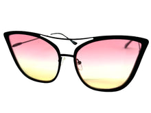 Classic Vintage Retro Cat Eye Style SUNGLASSES Funky Matte Black Frame A305