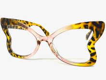 Oversized Vintage Retro Style Clear Lens EYEGLASSES Large Butterfly Tortoise Frame 81261
