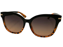 Oversized Exaggerated Vintage Retro Style SUNGLASSES Large Black & Tortoise Frame 9091