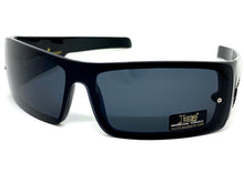 Classic Biker Gangster Hardcore Wrap Around LOCS SUNGLASSES Black Frame 9063