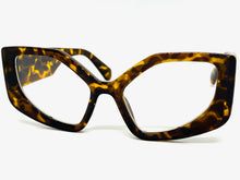 Oversized Vintage Retro Style Clear Lens EYEGLASSES Large Thick Tortoise Frame 5623