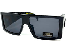 Oversized Biker Gangster Hardcore LOCS SUNGLASSES Thick Black Frame 91160