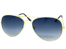 Classic Vintage Retro Aviator Style SUNGLASSES Gold Frame 1106
