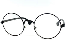 Classic Vintage Retro Style Clear Lens EYEGLASSES Round Black Frame IT085