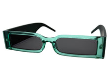 Space Futuristic Robotic Cyclops Modern Contemporary SUNGLASSES Sleek Green Frame 9262