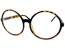 Oversized Vintage Retro Style Clear Lens EYEGLASSES X-Large Tortoise Frame 1734