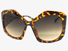 Oversized Exaggerated Vintage Retro Style SUNGLASSES Huge Tortoise Frame 1222