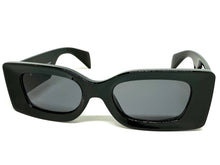 Classic Hardcore Biker Gangster Style SUNGLASSES Black Frame - Dark Lens 5015
