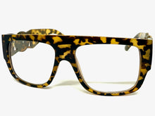 Classic Vintage Retro Hip Hop Rapper Style Clear Lens EYEGLASSES Large Thick Tortoise Frame 5355