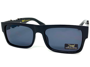 Classic Biker Gangster Hardcore LOCS SUNGLASSES Black Frame 91207