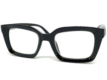 Classic Vintage Retro Style READING GLASSES READERS Black Frame Lens Strength +1.25